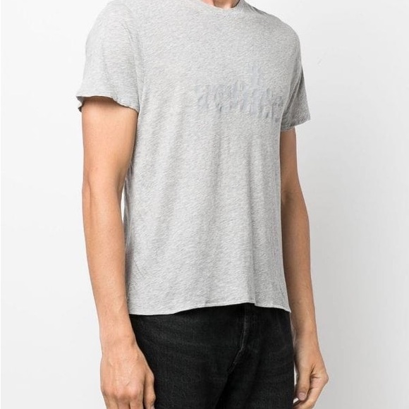 ERL Venice-print cotton T-shirt Grey Womens XL (Fits like Mens M) - Picture 9 of 9